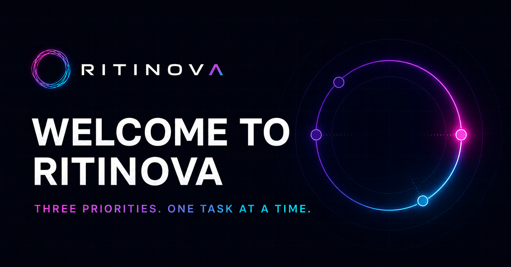 Ritinova — три приоритета, одна задача в фокусе
